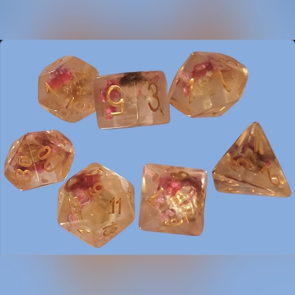 MTG MAGIC THE GATHERING PREMIUM 2 SIDED LIFE COUNTER & CUSDIE ROSE DICE ~ DND - Picture 4 of 7